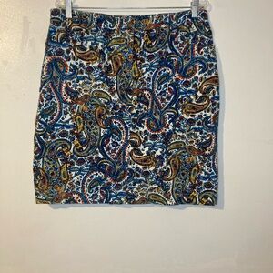 Paisley Print Women's Skirt